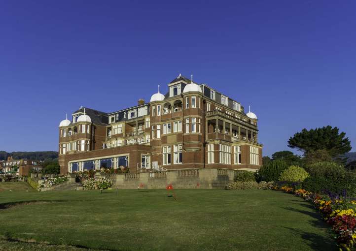 Victoria Hotel External View with Putting Green