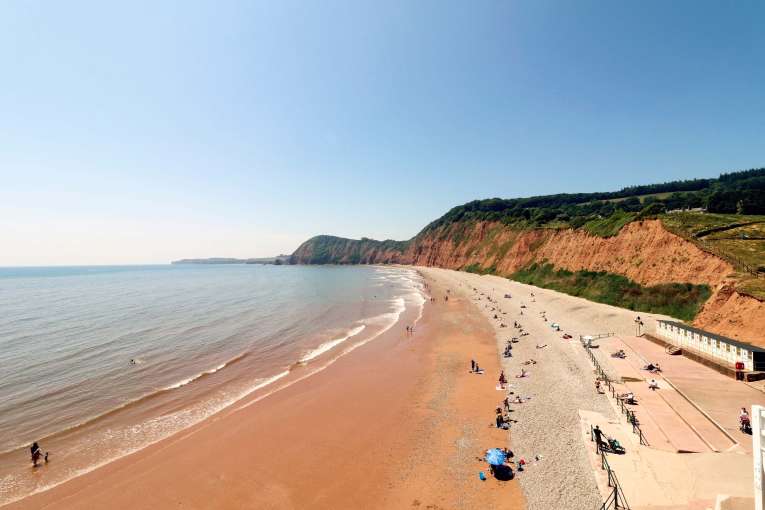 Jacobs Ladder Beach near Sidmouth South Devon