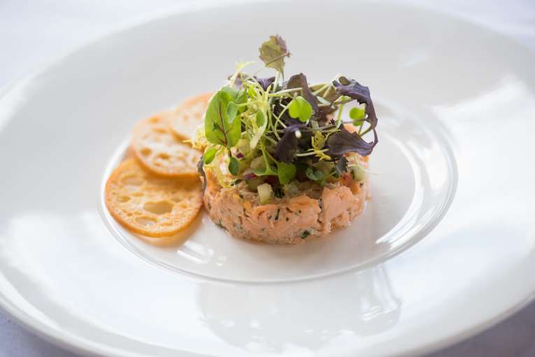 Salmon Rilette Ciabatta Croutes