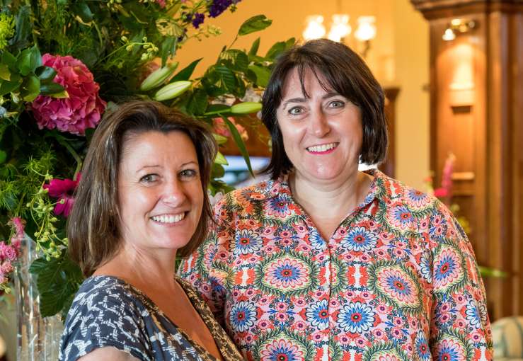 Flower Ladies at Victoria Hotel