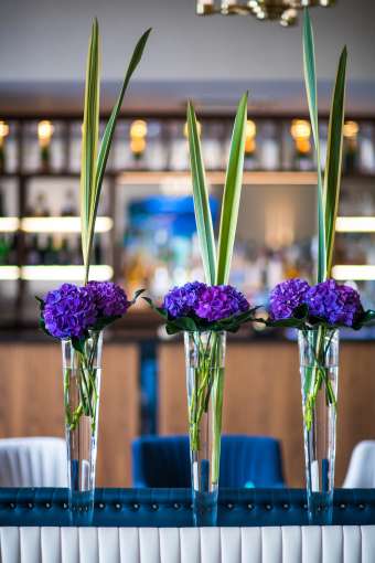 Flower Display at Berties Bar