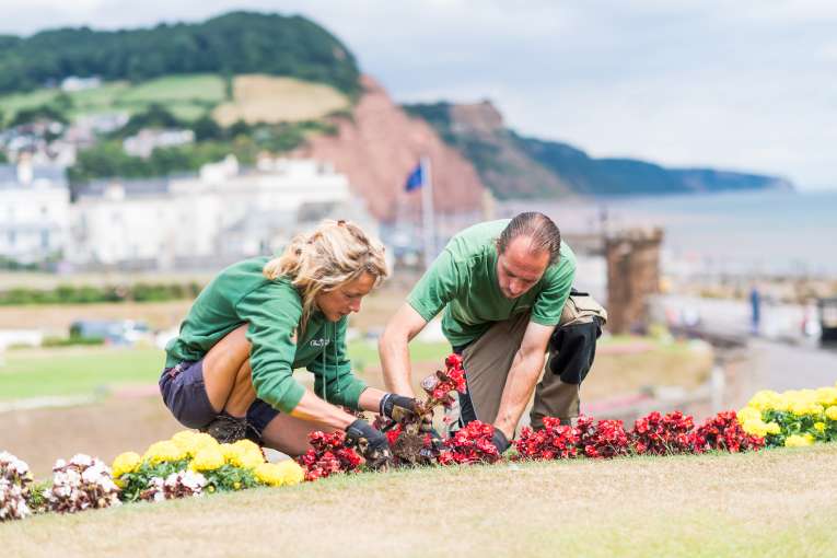 Garden Staff at Victoria Hotel