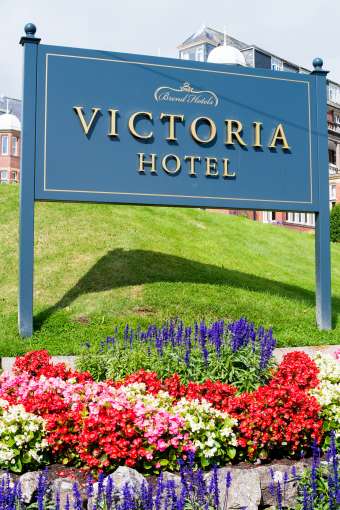 Victoria Hotel sign